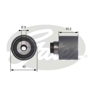 Слика на Лагер затегач паразитен ребраст ремен GATES PowerGrip® T41229 за VW Golf 4 (1J1) 1.6 - 100 коњи бензин