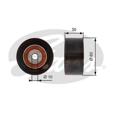 Слика на Лагер затегач паразитен ребраст ремен GATES PowerGrip® T42162 за Ford Fiesta 5 (jh,jd) 1.6 16V - 100 коњи бензин