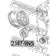 Слика 2 на Лагер затегач ребраст ремен FEBEST 2387-9N5