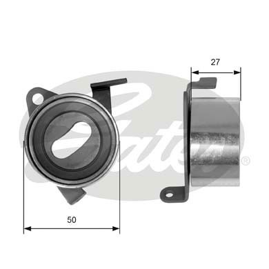 Слика на Лагер затегач ребраст ремен GATES PowerGrip® T41004