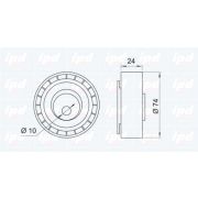 Слика 2 на Лагер затегач ребраст ремен IPD 14-0881