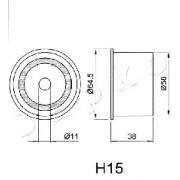 Слика 2 на Лагер затегач ребраст ремен JAPKO 45H15