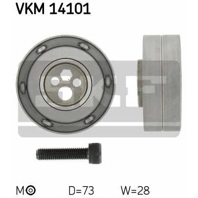 Слика на Лагер затегач ребраст ремен SKF VKM 14101 за Ford Escort MK 4 Estate (awf,avf) 1.6 D - 54 коњи дизел