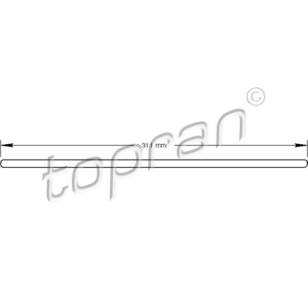 Слика на лагер пумпа, кумплуг TOPRAN 100 073 за VW Golf 2 (19E,1G1) 1.6 TD - 60 коњи дизел