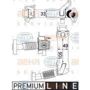 Слика 1 на Ладник, ЕГР систем HELLA BEHR  SERVICE  PREMIUM LINE 8ME 376 750-761