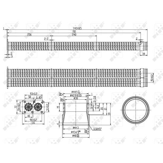 Слика на Ладник, ЕГР систем NRF 48103 за камион MAN CLA 25.280 FDS, FDRS - 280 коњи дизел