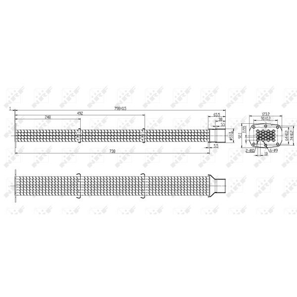 Слика на Ладник, ЕГР систем NRF 48106 за камион MAN TGX 26.480 FVHLS - 480 коњи дизел