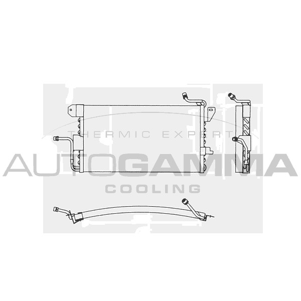 Слика на Ладник за клима AUTOGAMMA 101604 за Ford Fiesta 3 (gfj) 1.6 XR2i - 103 коњи бензин