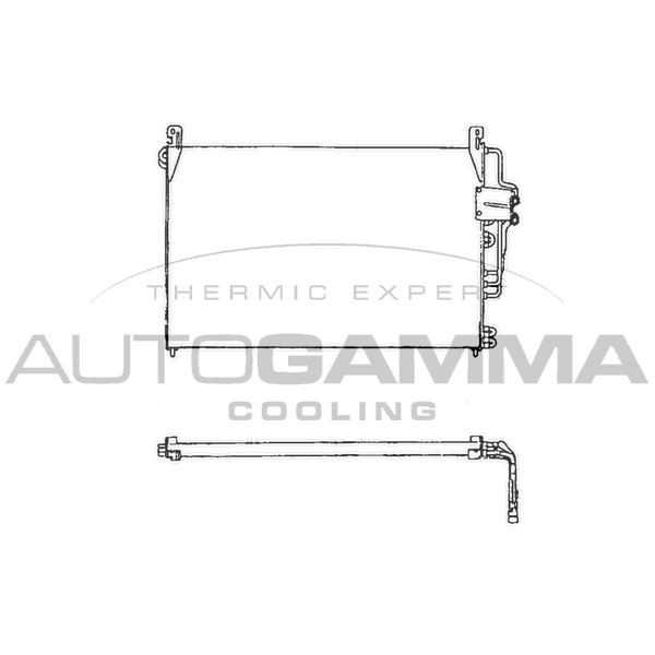 Слика на Ладник за клима AUTOGAMMA 101712 за Opel Senator B 3.0 24V - 204 коњи бензин