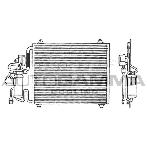 Слика на Ладник за клима AUTOGAMMA 101806