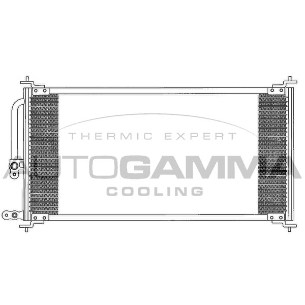 Слика на Ладник за клима AUTOGAMMA 102664 за Honda Prelude 5 (BB) 2.2 16V - 200 коњи бензин