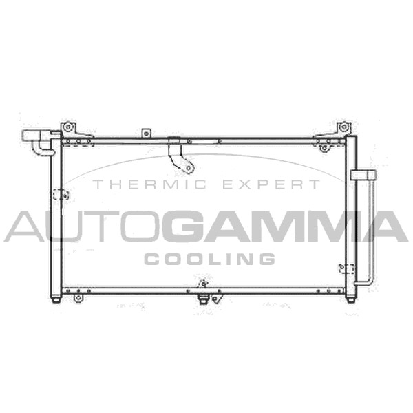 Слика на Ладник за клима AUTOGAMMA 107171 за Daewoo Korando KJ 3.2 4x4 - 212 коњи бензин