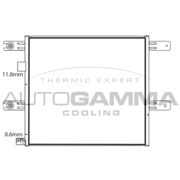 Слика на Ладник за клима AUTOGAMMA 107908 за камион Volvo Fe 2 FE 320-18 - 320 коњи дизел