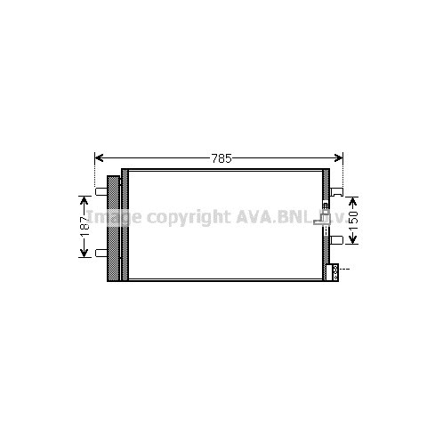 Слика на Ладник за клима AVA QUALITY COOLING AI5352D за Audi A4 Avant (8K5, B8) 1.8 TFSI - 170 коњи бензин