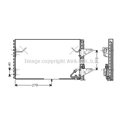 Слика на Ладник за клима AVA QUALITY COOLING BW5200