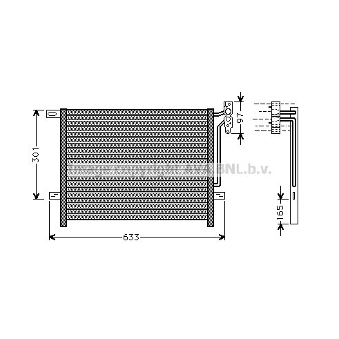 Слика на Ладник за клима AVA QUALITY COOLING BW5203 за BMW 3 Touring E46 316 i - 115 коњи бензин