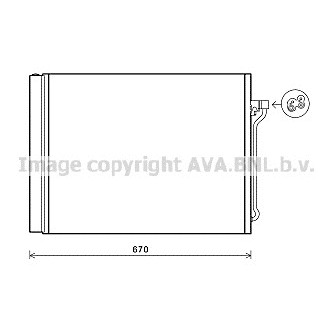 Слика на Ладник за клима AVA QUALITY COOLING BW5409D за BMW 6 Gran Coupe F06 650 i xDrive - 449 коњи бензин