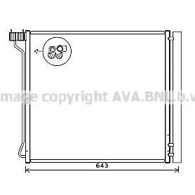 Слика на Ладник за клима AVA QUALITY COOLING BW5474D за BMW X5 F15 M 50 d - 381 коњи дизел