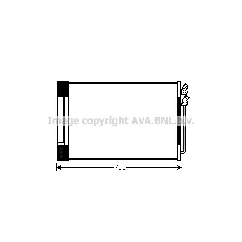 Слика на Ладник за клима AVA QUALITY COOLING BWA5370D за BMW 5 Sedan F10 530 d - 286 коњи дизел