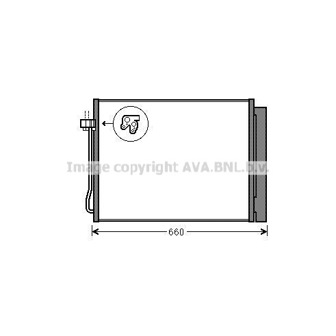 Слика на Ладник за клима AVA QUALITY COOLING BWA5377D за BMW X6 E72 xDrive 30 d - 211 коњи дизел