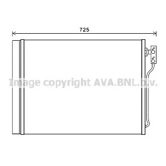 Слика на Ладник за клима AVA QUALITY COOLING BWA5435D за BMW 5 Touring F11 520 i - 184 коњи бензин