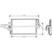 Слика 1 на Ладник за клима AVA QUALITY COOLING DN5166