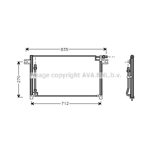 Слика на Ладник за клима AVA QUALITY COOLING DN5185