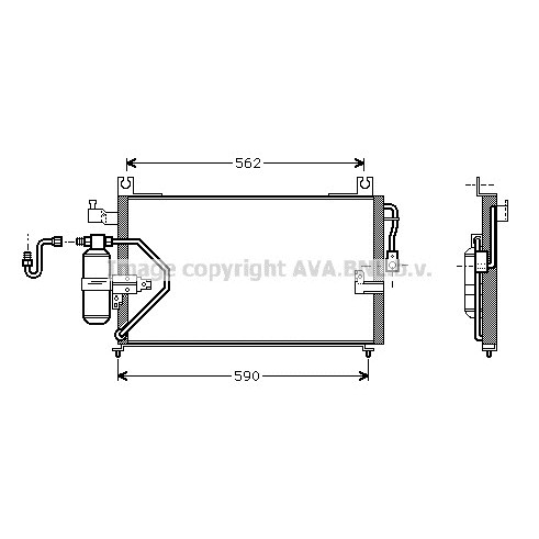 Слика на Ладник за клима AVA QUALITY COOLING DU5037