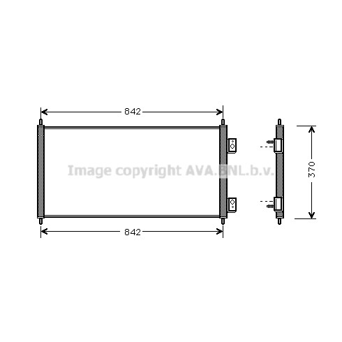 Слика на Ладник за клима AVA QUALITY COOLING FD5303 за Ford Transit Platform (FM,FN) 2.0 TDCi (F_E_, F_F_) - 125 коњи дизел