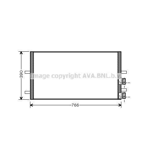 Слика на Ладник за клима AVA QUALITY COOLING FDA5407 за Ford Transit BOX 2.2 TDCi - 140 коњи дизел