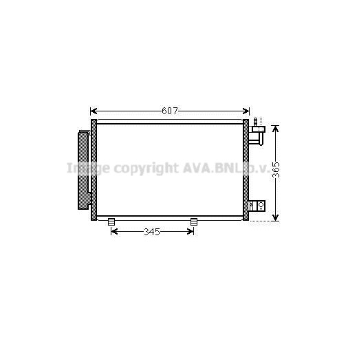 Слика на Ладник за клима AVA QUALITY COOLING FDA5439D за Fiat Regata Weekend 85 1.5 - 86 коњи бензин