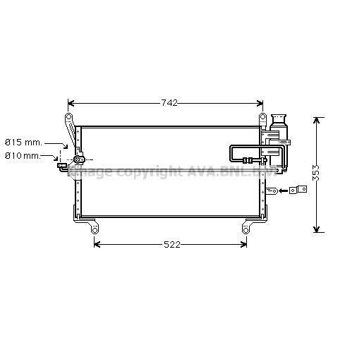 Слика на Ладник за клима AVA QUALITY COOLING FT5216