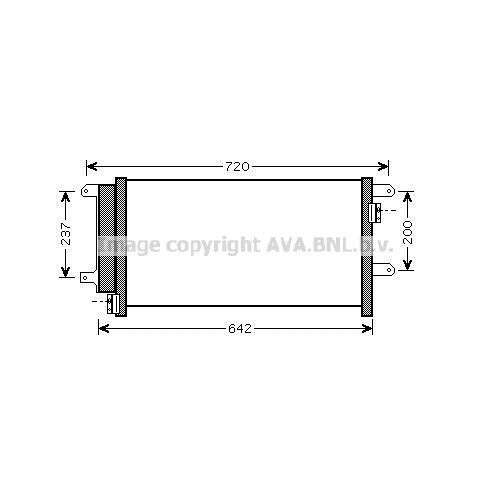 Слика на Ладник за клима AVA QUALITY COOLING IVA5089D за камион Iveco Daily 2 Bus Box 50 C 17 - 166 коњи дизел