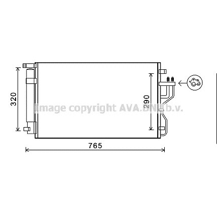 Слика на Ладник за клима AVA QUALITY COOLING KA5153D