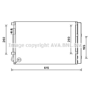 Слика на Ладник за клима AVA QUALITY COOLING KAA5280D за Kia Rio 3 Hatchback (UB) 1.2 CVVT - 84 коњи бензин