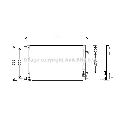 Слика на Ладник за клима AVA QUALITY COOLING LC5071