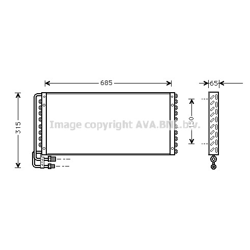 Слика на Ладник за клима AVA QUALITY COOLING MN5010