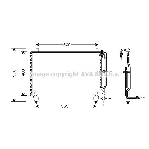 Слика на Ладник за клима AVA QUALITY COOLING MS5299