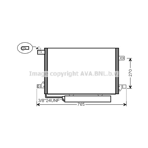 Слика на Ладник за клима AVA QUALITY COOLING MSA5382D