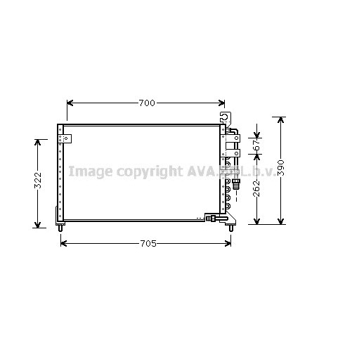 Слика на Ладник за клима AVA QUALITY COOLING MT5099