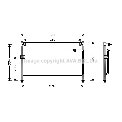 Слика на Ладник за клима AVA QUALITY COOLING MZ5112