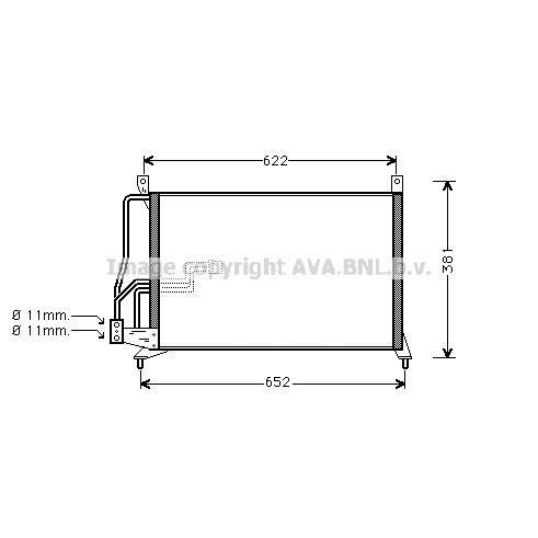 Слика на Ладник за клима AVA QUALITY COOLING OL5231