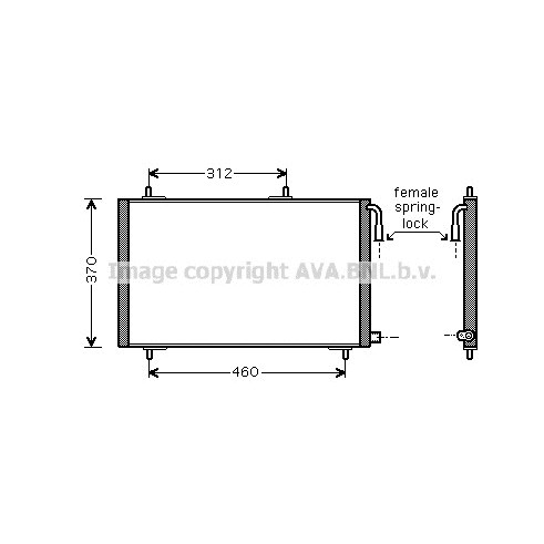 Слика на Ладник за клима AVA QUALITY COOLING PE5257