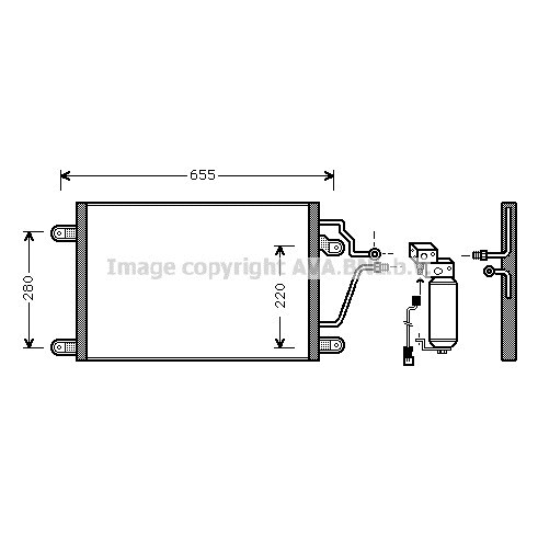 Слика на Ладник за клима AVA QUALITY COOLING RT5211