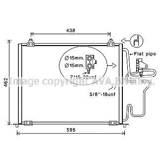 Слика на Ладник за клима AVA QUALITY COOLING RT5245