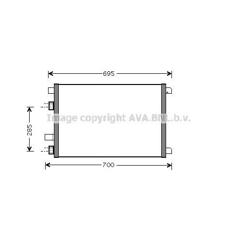 Слика на Ладник за клима AVA QUALITY COOLING RTA5305 за Renault Megane 2 Grandtour 1.5 dCi (KM13) - 103 коњи дизел