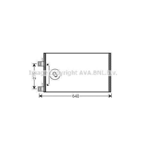 Слика на Ладник за клима AVA QUALITY COOLING RTA5444 за Renault Kangoo (KW0-1) 1.6 (KW00, KW0Y) - 87 коњи бензин