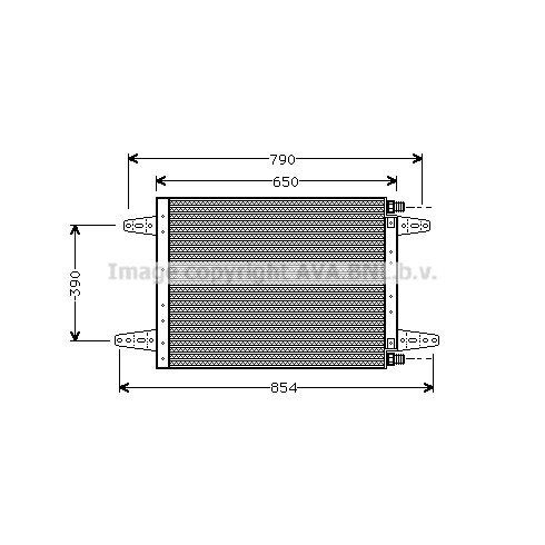 Слика на Ладник за клима AVA QUALITY COOLING SC5007 за камион Scania 2 Series 112 H/280 - 280 коњи дизел