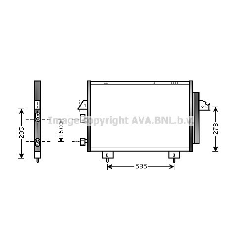 Слика на Ладник за клима AVA QUALITY COOLING TO5281D