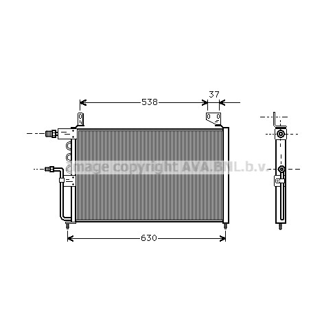 Слика на Ладник за клима AVA QUALITY COOLING VN5138